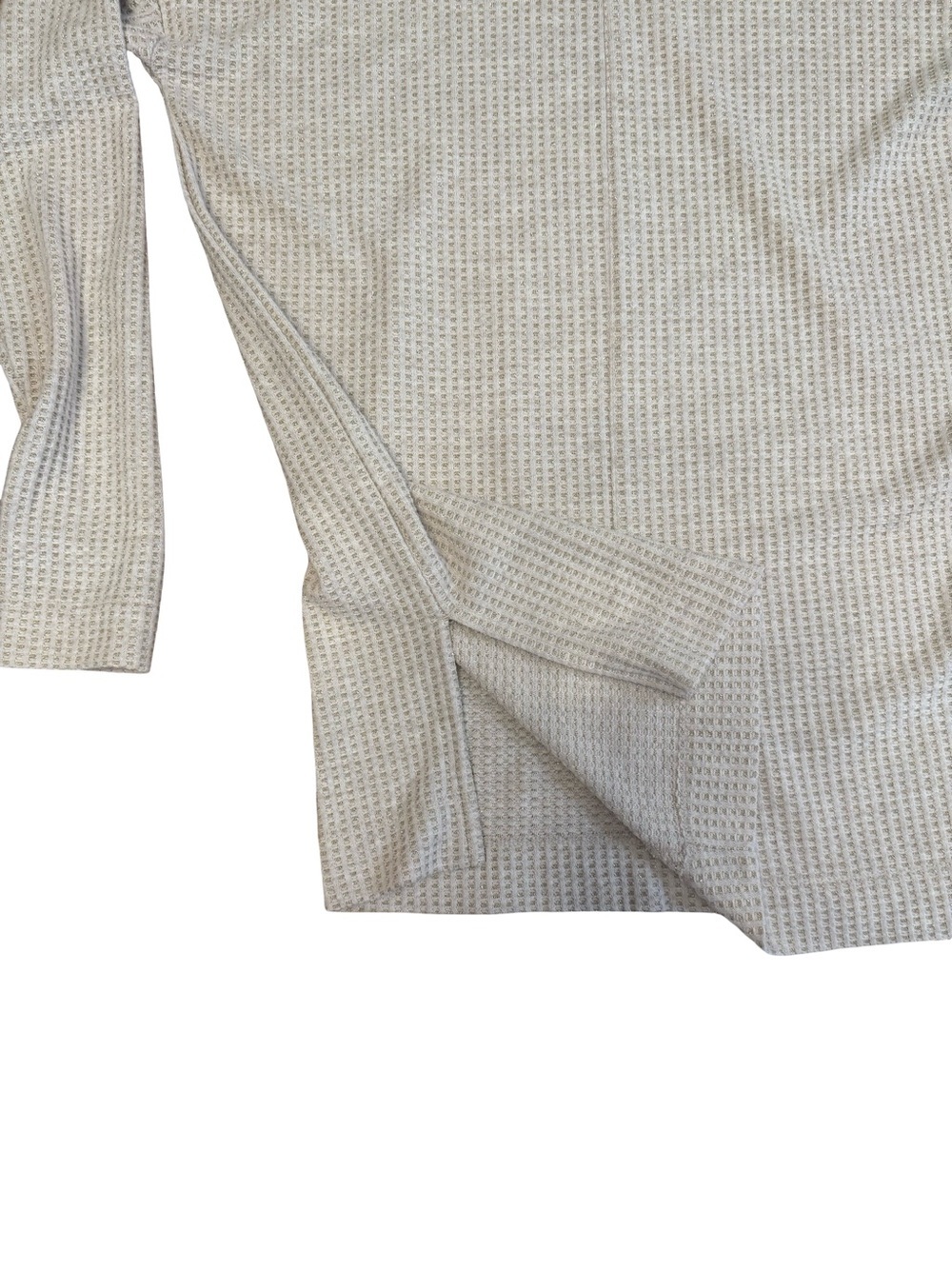 LOFT Cream Knit Top with Metallic Thread - Picture 4 of 4